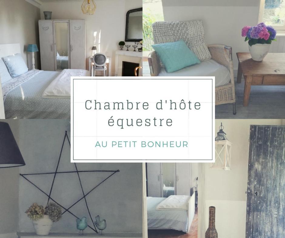 Chambre d'hôte équestre Au petit bonheur Bed and Breakfast Chateldon Exterior foto